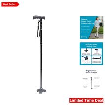 Adjustable Freedom Edition Cane with SteadiGrip Base - Lightweight &amp; Por... - $85.09
