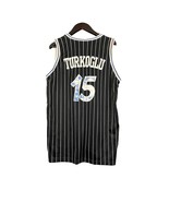 NBA Orlando Magic #15 Turkoglu Jersey Adidas LARGE Hardwood Classics Bas... - £46.02 GBP