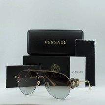 VERSACE VE2250 148889 Gold/Gray Gradient Brown 63-13-145 Sunglasses New Authe... - £137.95 GBP
