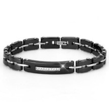 Ic bracelets with bling rhinestone good quality black white ceramic women bracelet with thumb200