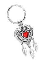 Heart Urn Keychain for Ashes Dream Catcher Jewelry - £49.34 GBP