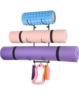 Yoga Mat Holder Wall Mount, Yoga Mat Storage Rack Organizer, Storage Foa... - £21.13 GBP