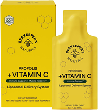 Liposomal Vitamin C + Propolis, Gel, Effective Bio-Available Immune Support Deli - $37.28