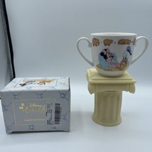 Disney Babies Childs 2 Handled Mug Mickey Minnie Pluto Donald NIB Goebel - £11.90 GBP