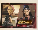 Star Trek The Next Generation Villains Trading Card #85 Sub commander Selok - $1.97
