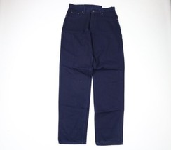NOS Vintage 90s Streetwear Mens 30x34 Loose Fit Denim Jeans Pants Indigo Blue - £70.42 GBP