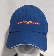 Wonder Woman Women Blue Baseball Cap Hat - Adjustable Size - Pre-owned - £11.37 GBP
