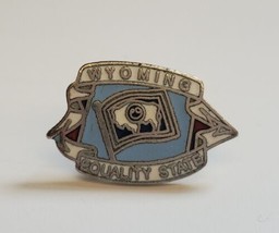 Wyoming The Equality State Collectible Souvenir Lapel Hat Pin Pinchback - $16.63