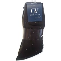 Gino Vitale Mens Dress Socks Fits Shoe Size 10-13 Muilti Color Pattern 6 Pack - £11.12 GBP
