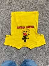 Vtg 70s Mickey Mouse T Shirt-Disney-Yellow-Super Thin-Single Stitch-Todd... - £41.90 GBP