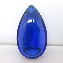 50x Blue Chandelier Glass Crystal Lamp Lighting Prisms Part Hanging Pendant 46mm - £19.41 GBP