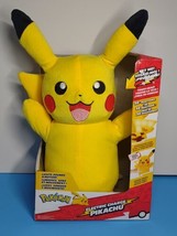 Pokemon Electric Charge Pikachu 14&quot; Tall 30+ Reactions New (F) - £46.54 GBP