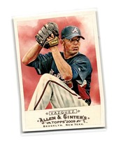 2009 Topps Allen and Ginter Atlanta Braves Baseball Card #305 Javier Vaz... - $1.99