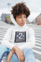 Zeta Phi Beta Sorority Pullover DEUCE Club Zeta Phi Beta Hoodie White - $53.89+