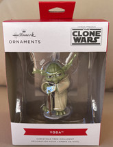 NEW Hallmark 2021 Star Wars The Clone Wars YODA Christmas Ornament - £15.68 GBP