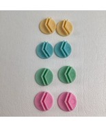 Polly Pocket Let&#39;s Party Board Game Replacement Clips Arch Holders Vinta... - $14.80
