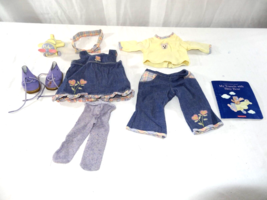 Vintage American Girl Bitty Baby Doll 2 in 1 Travel Set  Passport Airplane 2004 - $44.55