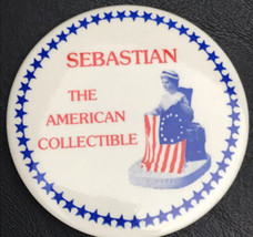 Sebastian The American Collectible Pin Button Pinback - $9.95