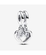 Sterling Silver Forever and Always Splittable Dangle Charm  793232C01 - £14.97 GBP
