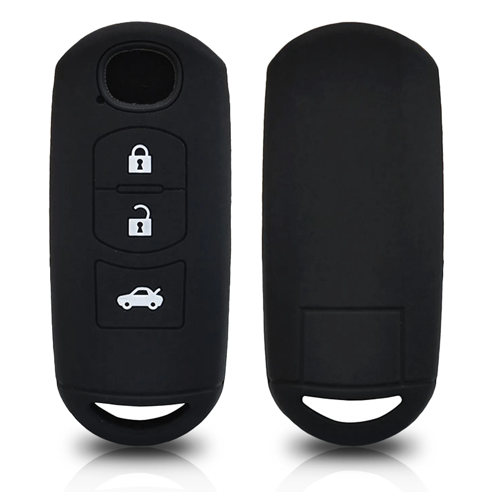 Silicone Smart Car Key Cover Case for Various Car Models - Protection Shell Fo - £8.49 GBP
