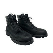 Timberland 6&quot; Premium Boots 7 Y grade school waterproof leather black shoes - $44.55