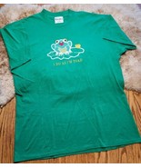 Vintage I DO AS IM TOAD Kelly Green Embroidered Frog Themed Graphic TShi... - £50.59 GBP