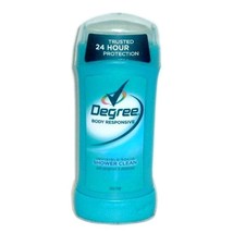 Degree Women Anti-Perspirant Deodorant Invisible Solid Shower Clean 2.60 oz - £14.38 GBP