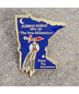 Zuhrah Shrine MPLS Minnesota 2000 Masonic Shriners Potentate Vintage Lap... - $9.99