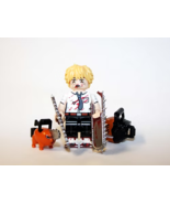 SLK Denji Chainsaw Man Horror Anime Bloody V2 Minifigure Toy Gift Action... - $139.86 MXN
