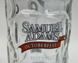 Sam Adams Adams Octoberfest Beer Mug Stein 0.5L Dimple Glass Sam Adams M... - $17.71