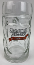 Sam Adams Adams Octoberfest Beer Mug Stein 0.5L Dimple Glass Sam Adams M... - £14.13 GBP