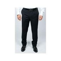 Mens DKNY 100% Wool Two Button Notch Lapel Formal Business Slim fit 1504 Black image 12