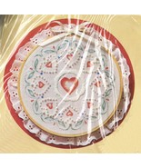 Vtg 1987 Circle Of Love With Hoop Creative Circle Candlewick KIT 7-1/4&quot; ... - £11.79 GBP