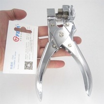 T Slot Shape Cutter Puncher Punch Plier Hole Paper PVC Plastic ID Identi... - $24.99