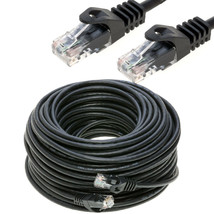 100 Ft Feet Cat5 Cable Cat5E Rj45 Lan Network Ethernet Router Switch Patch Cord - £25.15 GBP