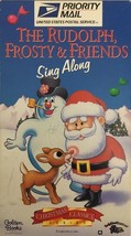 The Rudolph, Frosty &amp; Amis Sing Along VHS Tape-Tested-Rare Vintage-Ships N 24 - £7.56 GBP