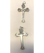 Celtic  Crucifix Pendant 2&quot; Silver Plated,  New #16 - $4.00
