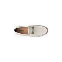 Stacy Adams Corley Moc Toe Bit Slip On Light Weight Summer Shoes White 25579-100 image 5