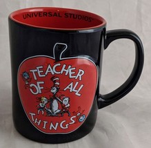 Dr. Seuss Teacher of All Things Coffee Tea Mug Cup Exclusive Universal Studios - £7.89 GBP