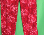 Lularoe Hearts Pattern Red Pants Women&#39;s One Size - £19.41 GBP