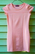 Aqua Girl&#39;s Coral Sheath Dress Size Medium Polyester/Spandex RN 96263 - $15.00