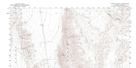 Arrow Canyon Quadrangle, Nevada 1958 Topo Map USGS 15 Minute Topographic - £17.51 GBP