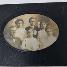 Victorian Family Photo Husband Wife Son 3 Daughters Sproule Studio Helen... - £12.30 GBP