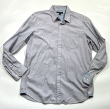 Banana Republic Men&#39;s Classic Fit Button Front Shirt XL 17-17.5 Red Whit... - $15.88