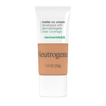 Neutrogena Clear Coverage Flawless Matte CC Cream, Golden Ecru, 1 oz.. - £23.73 GBP