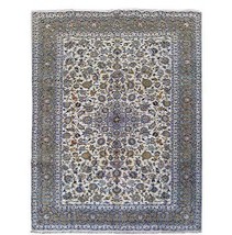 9x12 Authentic Hand Knotted Oriental Wool Rug Ivory B-80111 * - $1,670.18