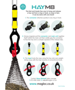 Magloc magnetic horse hay hanger connector, one handed operation - $561.60 MXN+