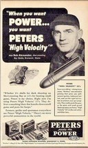 1951 Print Ad Peters Power .22 Cartridges Woodchuck,Whistle Pig Bridgepo... - £6.87 GBP