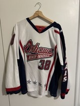 Hommes 2XL #38 Oshawa Minor Generals Omha Hockey Jersey Fabriqué en Canada - £30.34 GBP