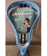 Women’s DeBeer Lacrosse Apex Strung Lacrosse Head - Blue &amp; White  - $19.81 CAD